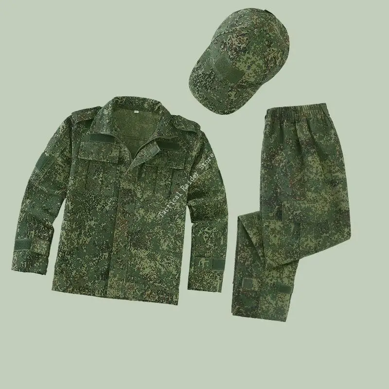 Conjunto para niños, uniforme de combate completo de camuflaje de fuerzas especiales para niños, uniforme de entrenamiento militar para estudiantes de campamento de verano - imagen 5