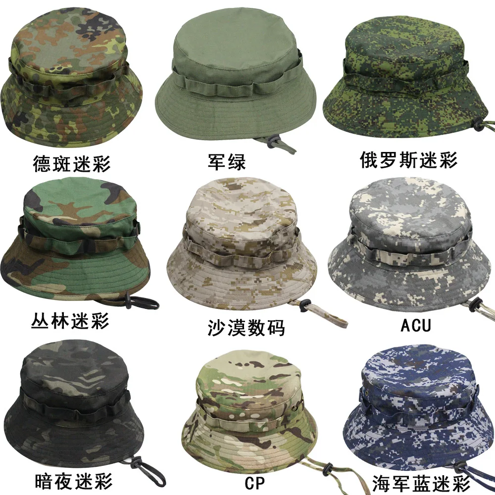 Beni táctico de ala corta, sombrero de pescador disfrazado con borde redondo de segunda generación, sombrero de sombrilla para caza y montañismo al aire libre - imagen 2