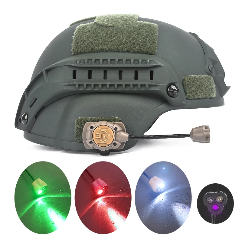 WADSN-luz LED para casco táctico Tec Mpls, luces militares para casco, Airsoft, luz Flash de seguridad para supervivencia al aire libre - imagen 3