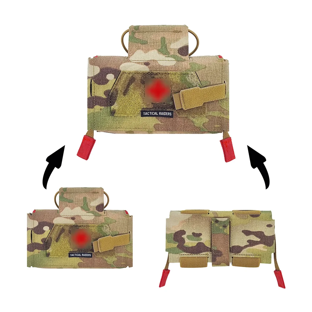 MD2 Kit de trauma bolsa multifuncional IFAK Kit médico cinturón táctico Molle bolsa de primeros auxilios versión SP - imagen 3