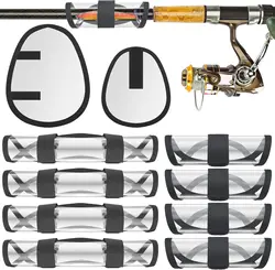 4 Uds. Envolturas de señuelo de pesca cubiertas de señuelo de PVC transparente guantes de cebo 7,48 ''/5,9 ''protectores de anzuelos de señuelo para armadura de caña de pescar