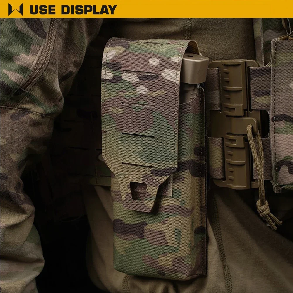 Bolsa para revistas Airsoft 5,56, tipo completamente envuelto, Rifle de caza M4 M14 M16 AR AK Mag, bolsa de herramientas de camuflaje resistente a los arañazos - imagen 5