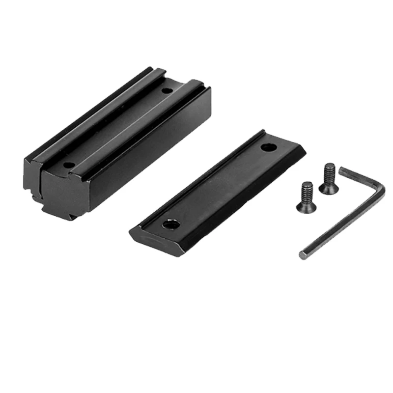 Accesorios para pistola de juguete, cola de milano de 11MM, adaptador convertidor de riel Weaver Scope de 20MM, para montaje de alcance de juguete, Base elevadora Picatinny Weaver - imagen 5