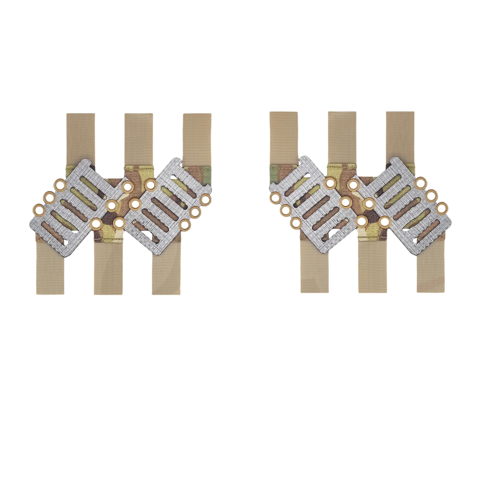 Placa adaptadora en ángulo Molle de 40 grados, placa adaptadora táctica de doble fila, accesorio Tegris para bolsa colgante - imagen 2