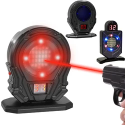 Objetivo de entrenamiento láser de fuego seco, objetivo de tiro láser reactivo, conteo de objetivo láser para entrenador de disparo de incendios secos, electrónico