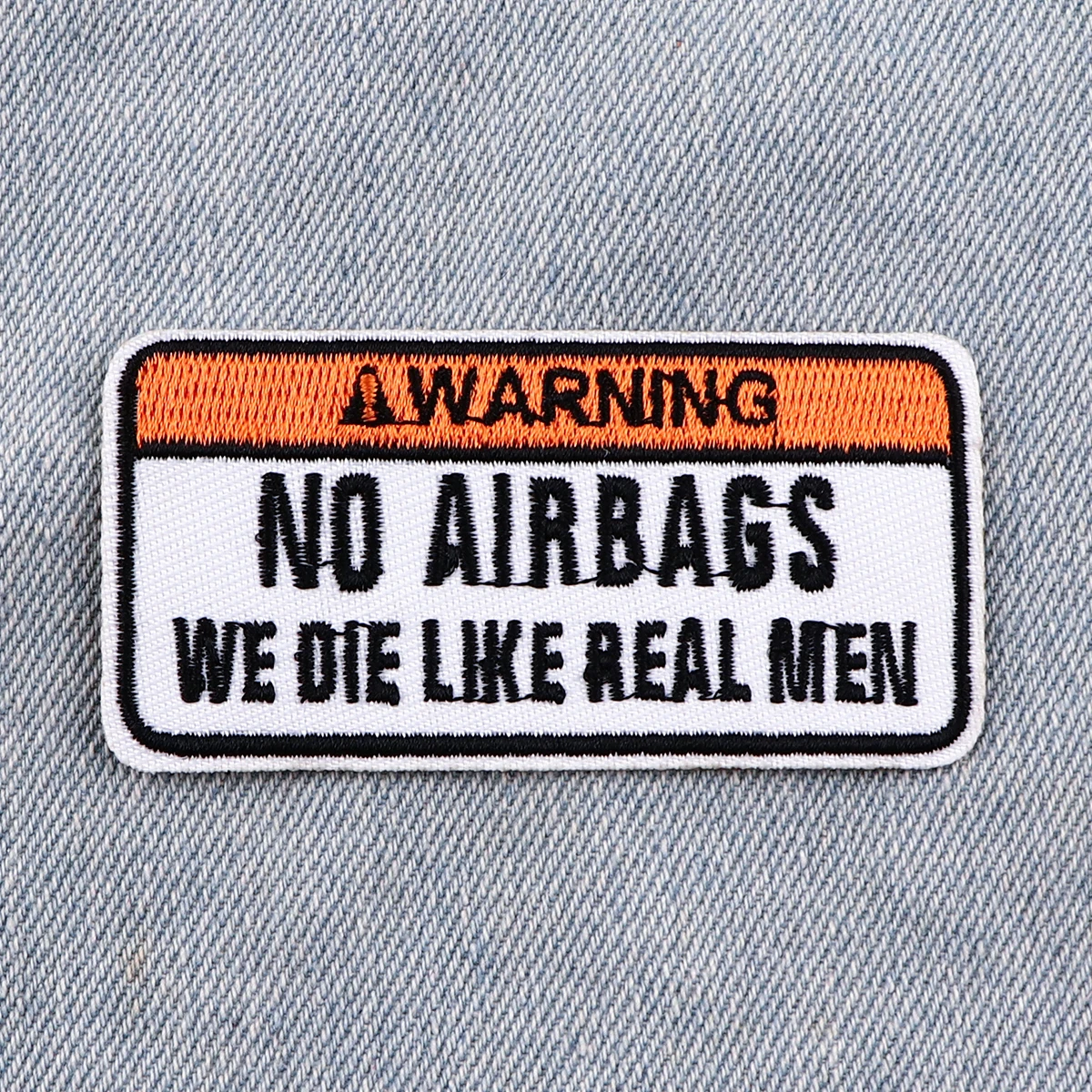 Parches de advertencia para planchar en la ropa, pegatinas, citas, parches bordados en la ropa, rayas de ropa DIY - imagen 2