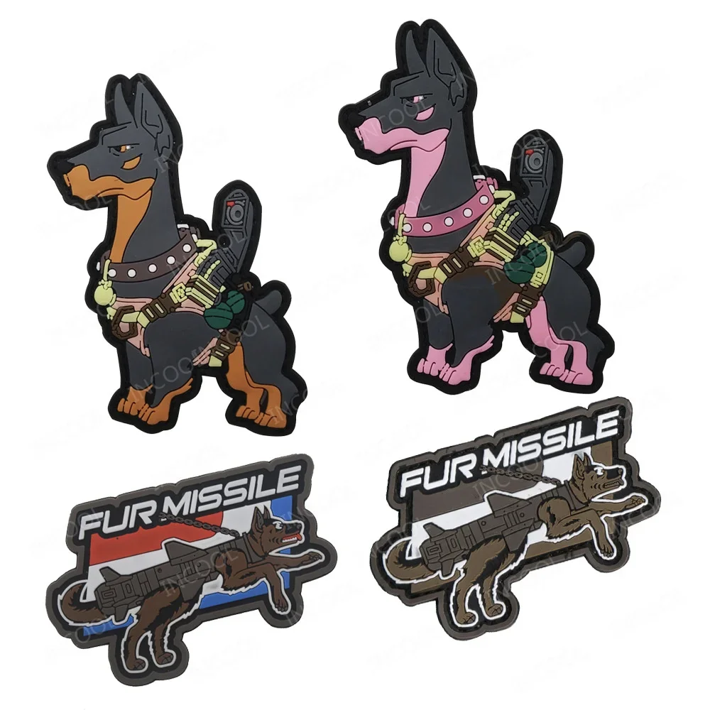 Parche de mejor amigo para perro, arnés, chaleco, Collar, correa, insignias K9 Beast Mode - imagen 3