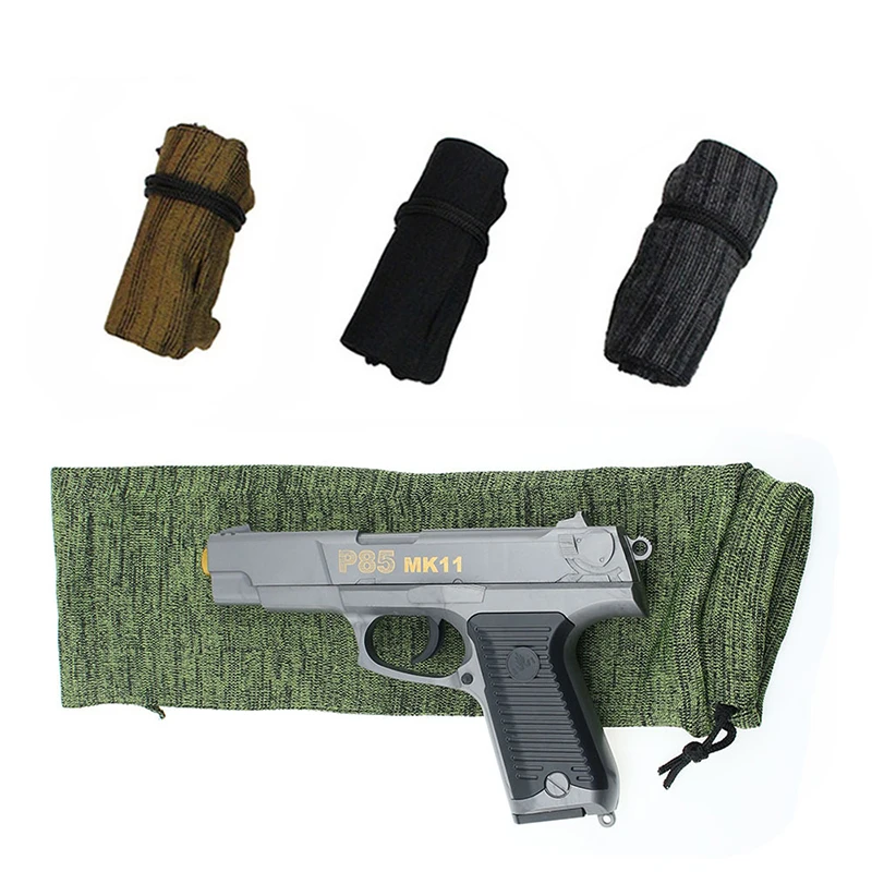 Funda protectora de punto de poliéster para Airsoft, bolsa de almacenamiento a prueba de humedad, funda para Rifle - imagen 5