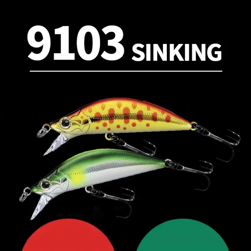 Señuelo de Pesca Minnow, 5cm, 4,5g, Wobblers de mezcla lenta, Crankbaits Isca, cebo duro Artificial, Mini Señuelos de Pesca de carpa, aparejos de Pesca - imagen 4