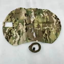 Funda ligera casco táctico corte láser camuflaje Ghillie caza airsoft