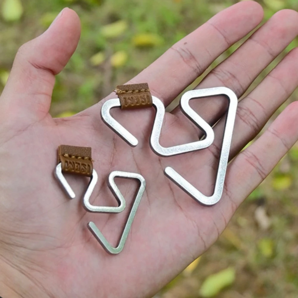 Gancho acero inoxidable forma U – Ultraligero táctico para exteriores - imagen 4