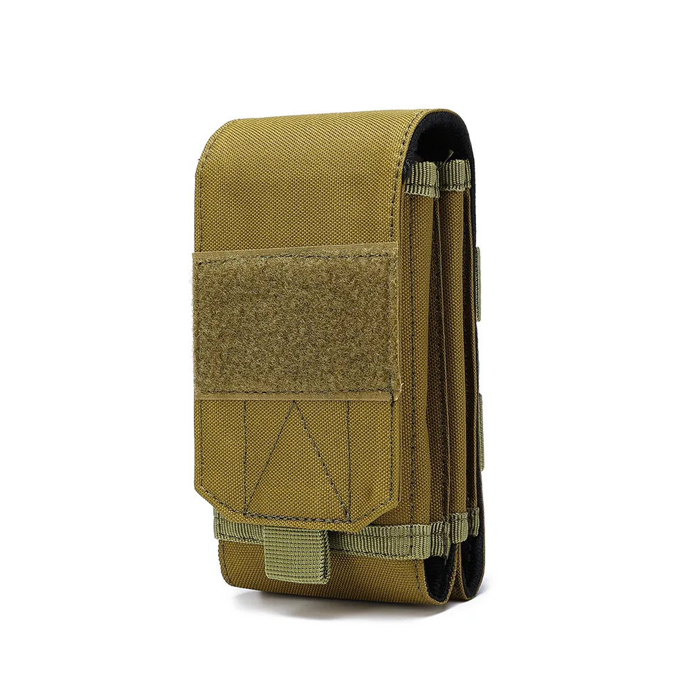 Bolsa para teléfono móvil con láser Molle doble, cinturón táctico EDC, soporte para accesorios de cintura, bolsa para acampar al aire libre, paquete para teléfono móvil - imagen 2