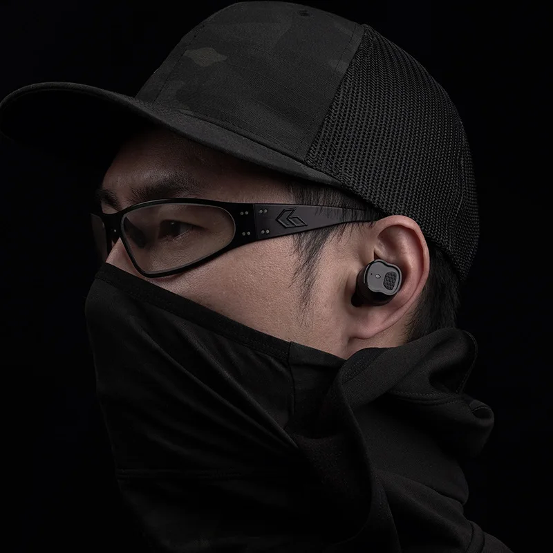 Auriculares tácticos con Bluetooth 5,3, cascos de protección intrauditivos con cancelación de ruido, conexión electrónica - imagen 2