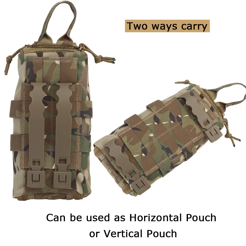 Bolsa de primeros auxilios Molle, bolsa médica táctica de liberación rápida para acampar al aire libre, bolsa médica del ejército militar, bolsa IFAK de supervivencia de emergencia - imagen 4