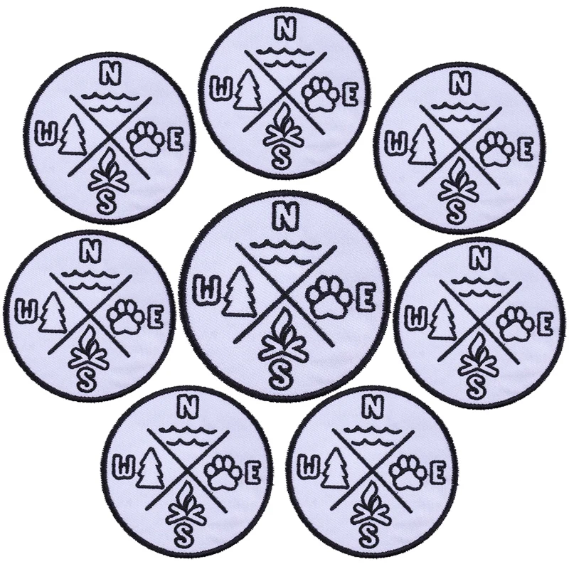 Prajna-paquete de 10 parches de aventura al aire libre, parche bordado para planchar ropa, parche para acampar al aire libre, DIY - imagen 4