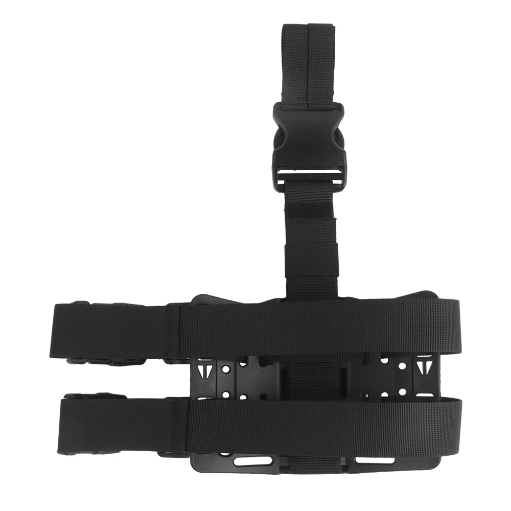 Plataforma táctica de pierna caída para pistola, Panel de pierna caída con sistema de montaje de conexión rápida, adaptador de funda de muslo Airsoft - imagen 2