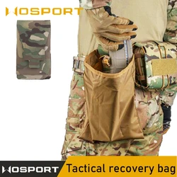Bolsa de almacenamiento de recuperación de revistas MOLLE, equipo de caza, bolsa de recuperación de revistas táctica, plegable rápidamente