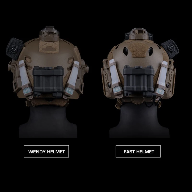 Casco táctico FMA NVG AN-PVS31 modelo simulado con función de luz versión sin función solo decoración - imagen 4