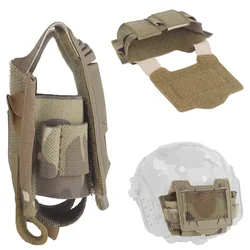 Subbolsa portabaterías para casco táctico K resistente