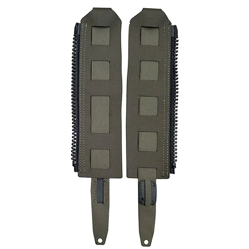 1 par de chaleco táctico FCSK3.0 para exteriores MOLLE Panel trasero adaptador de cremallera conexión Kit de accesorios de cremallera