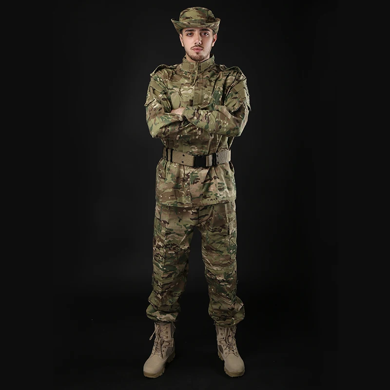 Traje BDU para hombre y mujer Cp Acu, traje de campo de pitón negro, traje de trabajo resistente a los arañazos - imagen 3