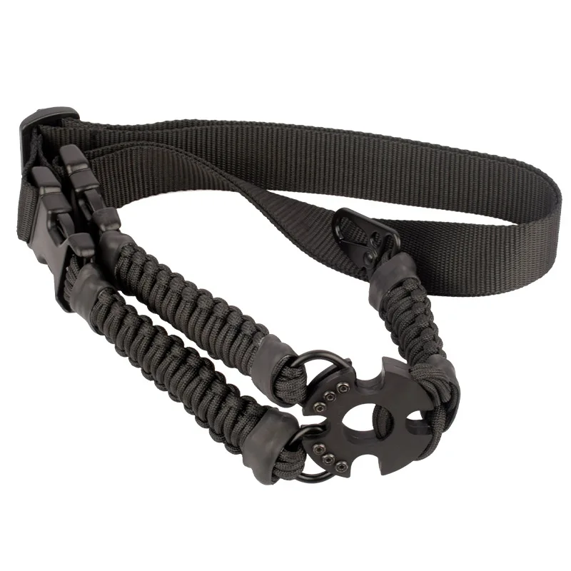 Eslinga deportiva de nailon, práctica eslinga de nailon ajustable para deportes al aire libre, correa para el hombro, eslinga para rifles, pistolas Airsoft, 1 ud. - imagen 5