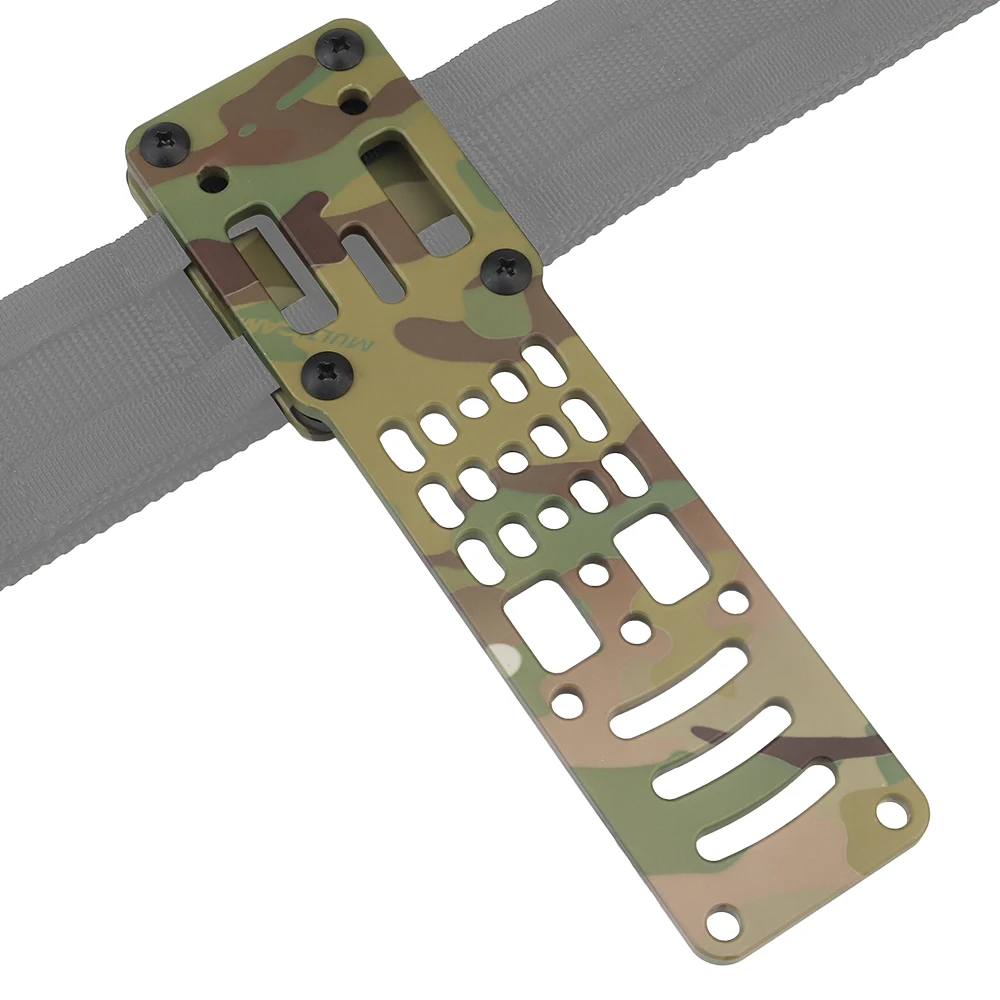 Plataforma de transporte de pierna de caída para exteriores, adaptador de funda táctica ajustable Modular de Metal, Compatible con accesorios adaptadores de caza QLS - imagen 5