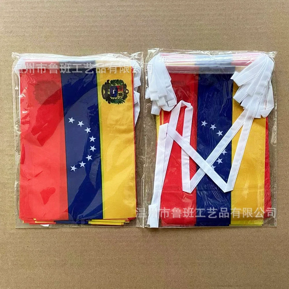 Bandera del cielo de Venezuela , banderines de 14x21cm, 20 unidades por lote - imagen 4