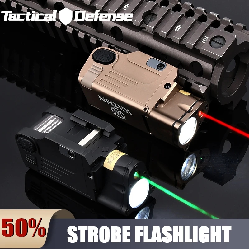WADSNTactical SBAL PL Linterna táctica airsoft láser punto rojo y verde