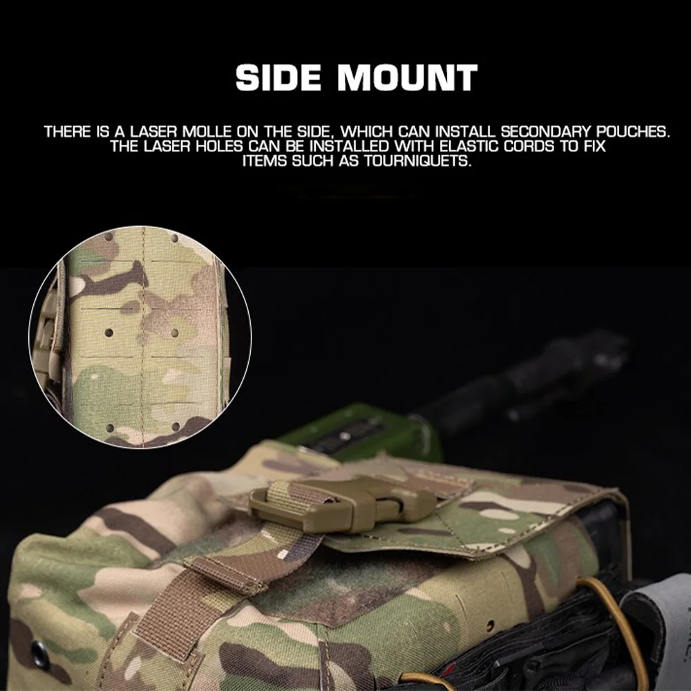 Bolsa táctica GP MOLLE para Radio, walkie-talkie Mag, soporte Sub Admin, herramienta de utilidad EDC, bolsa de chaleco, accesorios de caza - imagen 5