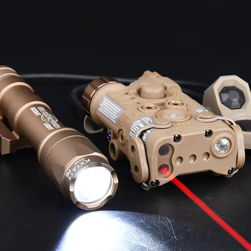 WADSN Hot Airsoft L3 tácticas NGAL rojo verde azul indicador Surefir M300C M600U caza Scout luz con interruptor de Control Dual AXON - imagen 3