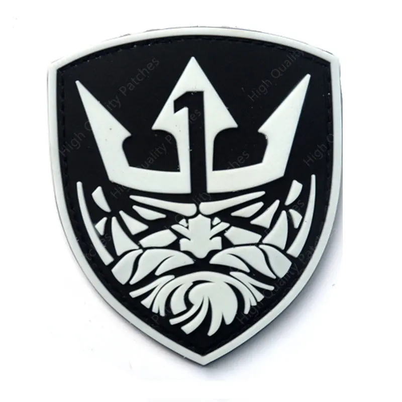 Pegatina mágica de ardilla para el brazo, insignia táctica de moral, Cascabel médico de campo de batalla, Deltas de exposición de PVC 3D - imagen 2