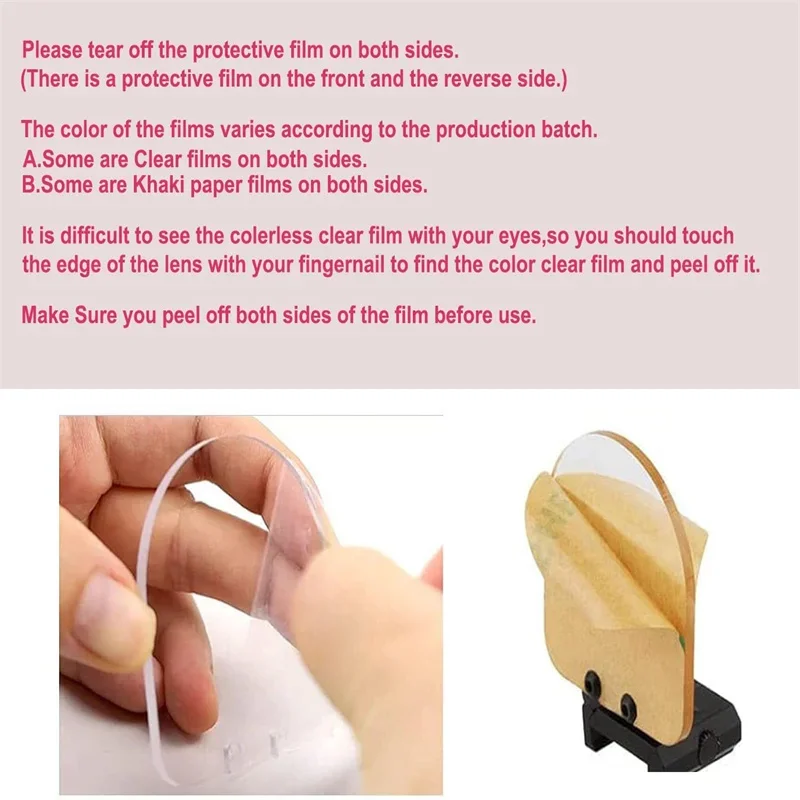 Protector de gafas para Rifle de 20mm, protector de lente Airsoft, mira telescópica, aparejos tácticos para exteriores, gafas holográficas, accesorio para pistola de aire - imagen 3