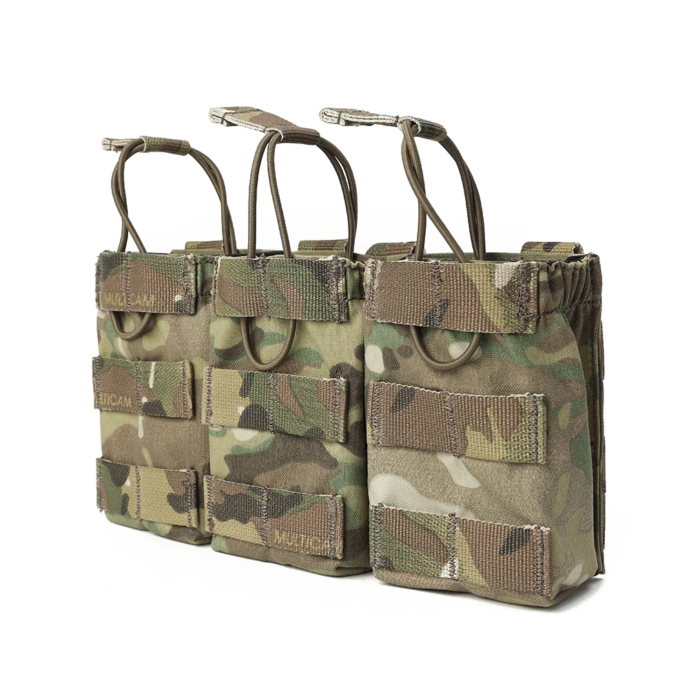 Emersongear, bolsa para revistas con tapa abierta Triple de 762mm, bolsa Mag, Panel para Rifle, caza, senderismo, combate, Trekking, nailon EM9062 - imagen 4