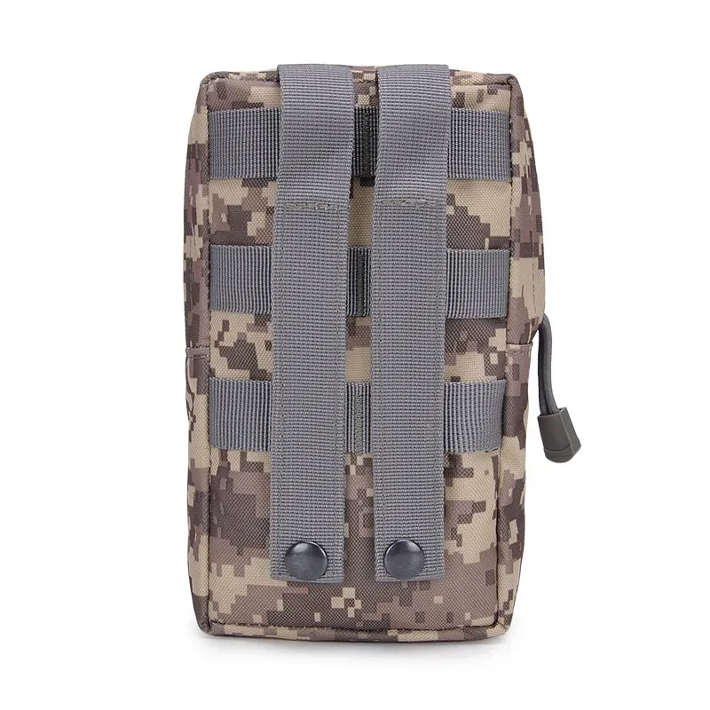 Bolsa táctica Molle Airsoft EDC bolsa de supervivencia viaje deporte al aire libre caza camuflaje teléfono cartera herramienta riñonera - imagen 5
