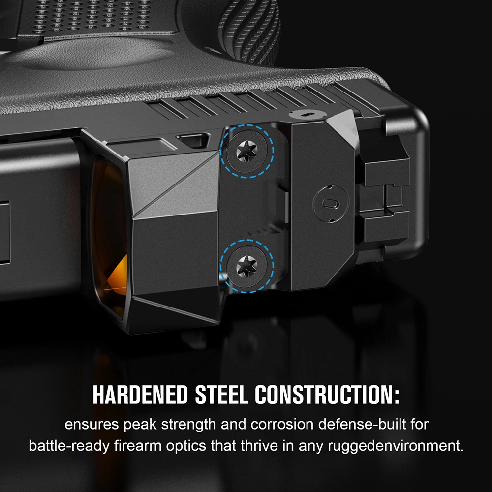 El kit de tornillos de punto rojo de 36 piezas incluye M4 # 6-32 tipos de tornillos con rosca de cabeza Torx T10 para RMR/SRO/Holosun 507C/407C/508T/407K/507K/EPS - imagen 4