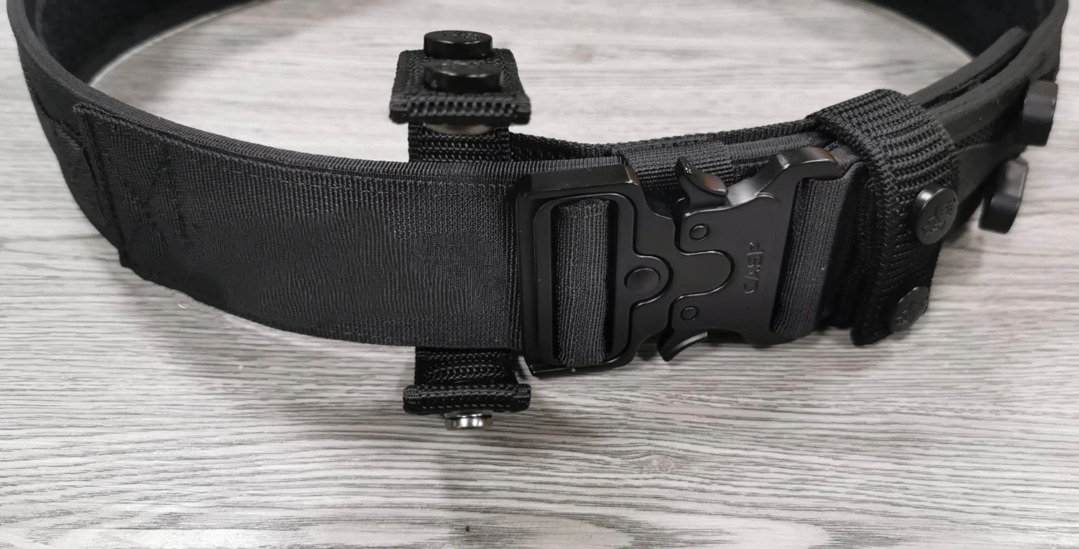 Cinturón táctico de segunda generación, cinturón exterior de 7Cm de ancho, equipo multifuncional para exteriores, cinturón de entrenamiento tejido - imagen 3