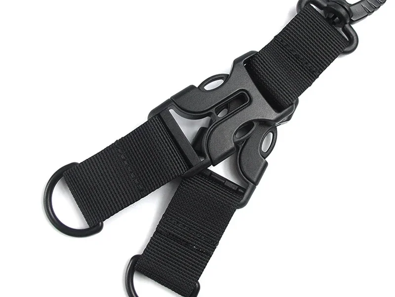 Hebilla táctica de nailon con anilla D para mochila y llavero - imagen 2