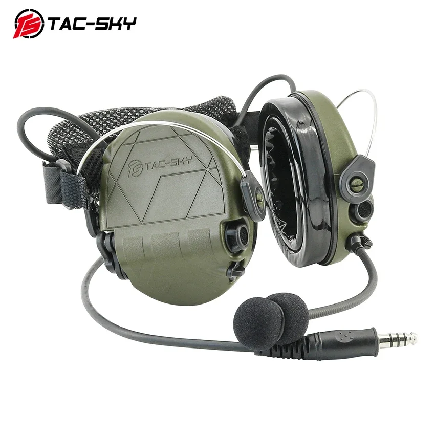 TS TAC-SKY TAC-302 Diadema trasera Auriculares tácticos de comunicaciones con cancelación de ruido con almohadillas de silicona - imagen 5