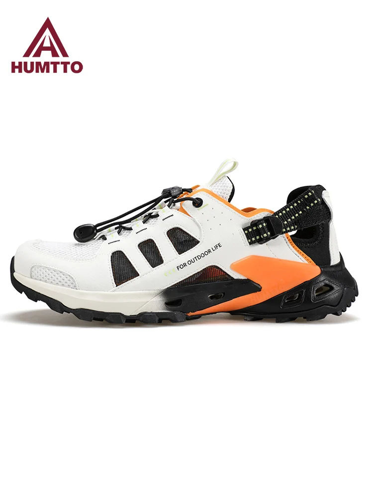 HUMTTO-zapatos acuáticos transpirables para hombre, sandalias de malla de aire para exteriores, secado rápido, Playa y senderismo - imagen 3