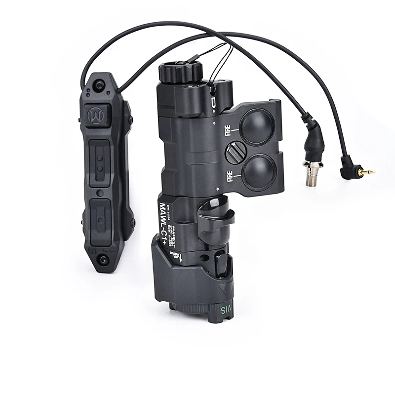 WADSN MAWL-C1 indicador de Metal interruptor de doble función linterna Surefir enchufe SF botón de presión láser de 2,5mm punto rojo verde azul IR - imagen 3