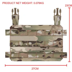 Placard MOLLE frontal HSP para chaleco Airsoft táctico