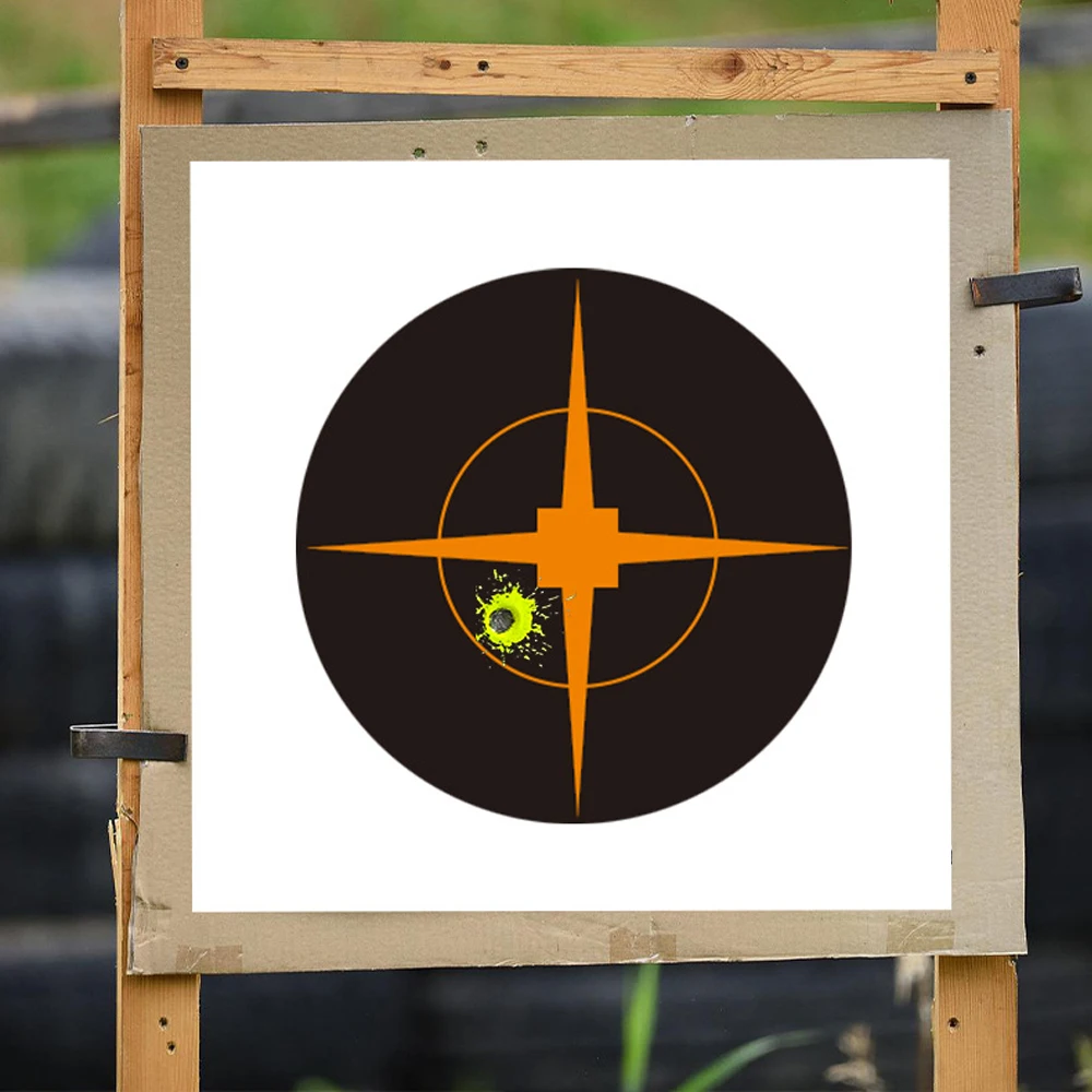 Pegatinas de objetivo de salpicaduras de 8 pulgadas, papel de destino autoadhesivo, papel de destino de tiro para competiciones, pegatina de práctica - imagen 4