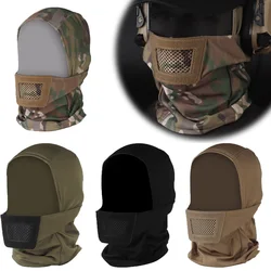 Cubierta para la cabeza del jinete para montar al aire libre, a prueba de viento, a prueba de polvo, a prueba de arañazos, protector bucal transpirable, almohadilla suave, tela elástica