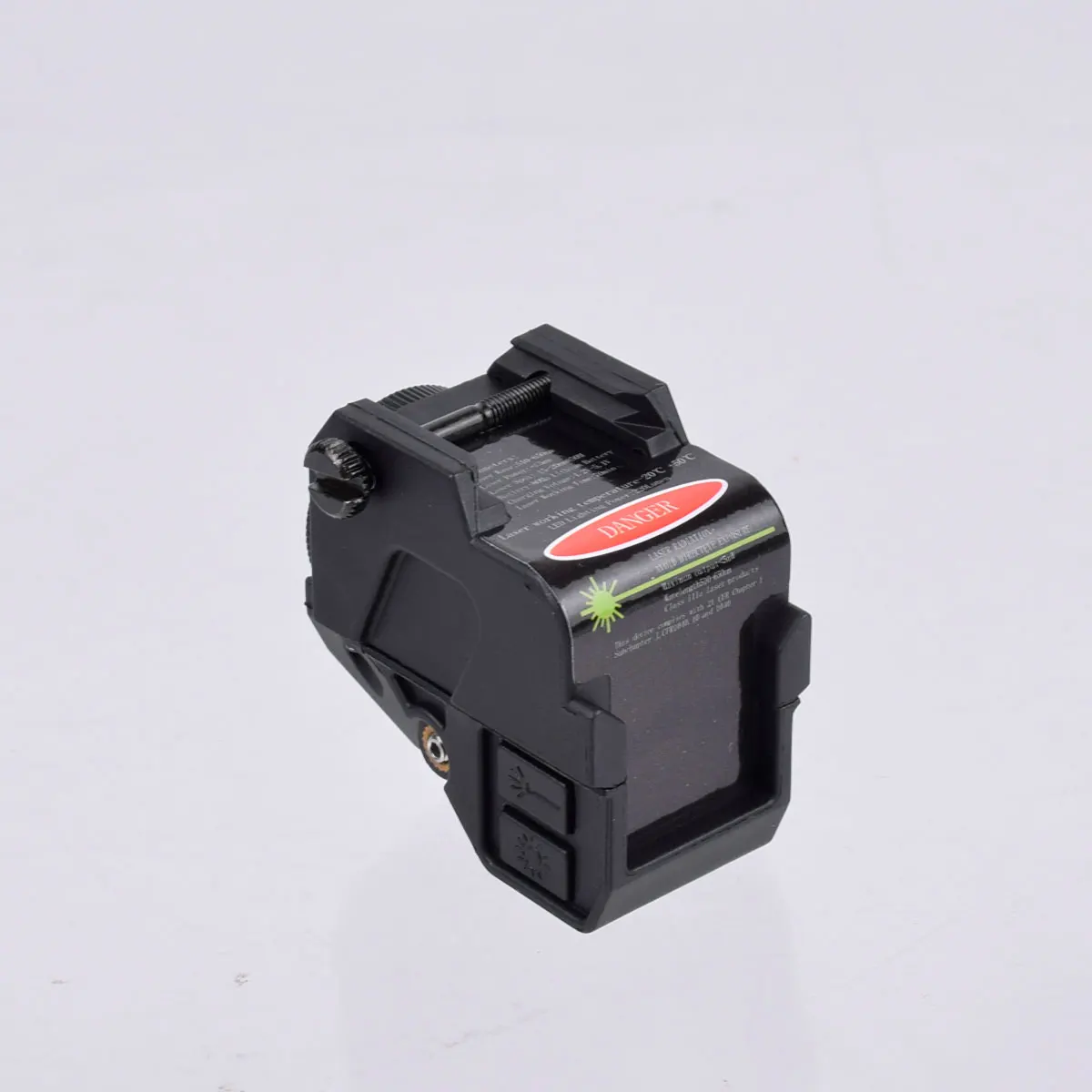 Luz LED táctica de 500 lúmenes con láser de carga Combo vista de punto rojo/verde riel Picatinny de 20mm apto para Glock 17 - imagen 3