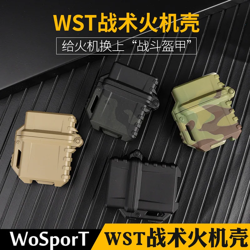 Estuche para encendedor táctico Molle Bionic proceso de laca sólida zippo universal (sin inserto) - imagen 3