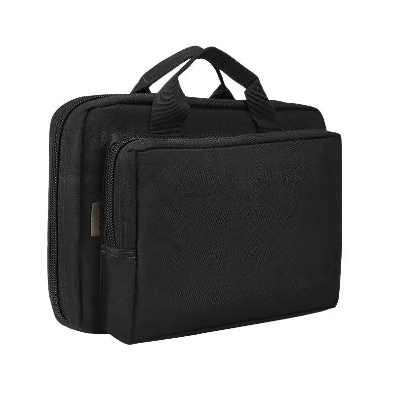 Bolsa de Tiro Táctico, bolsa de pistola con 2 pistolas acolchadas, bolso de almacenamiento de 6 revistas para M9 1911 P226 APX S & W G2C USP CZ 75 PX4 - imagen 4