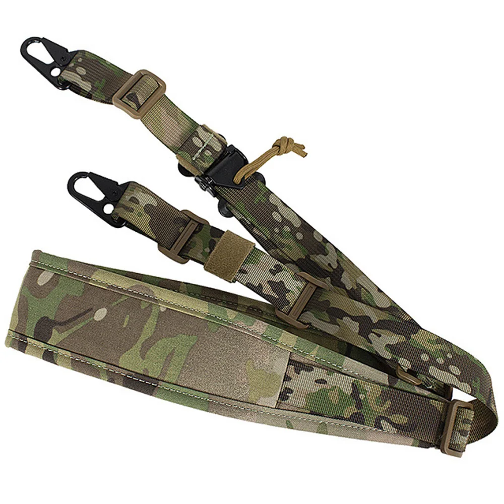 Eslinga táctica para Rifle de dos puntos, correa multifunción para pistola de estilo americano, eslinga de caza de ajuste rápido AQB221 - imagen 2