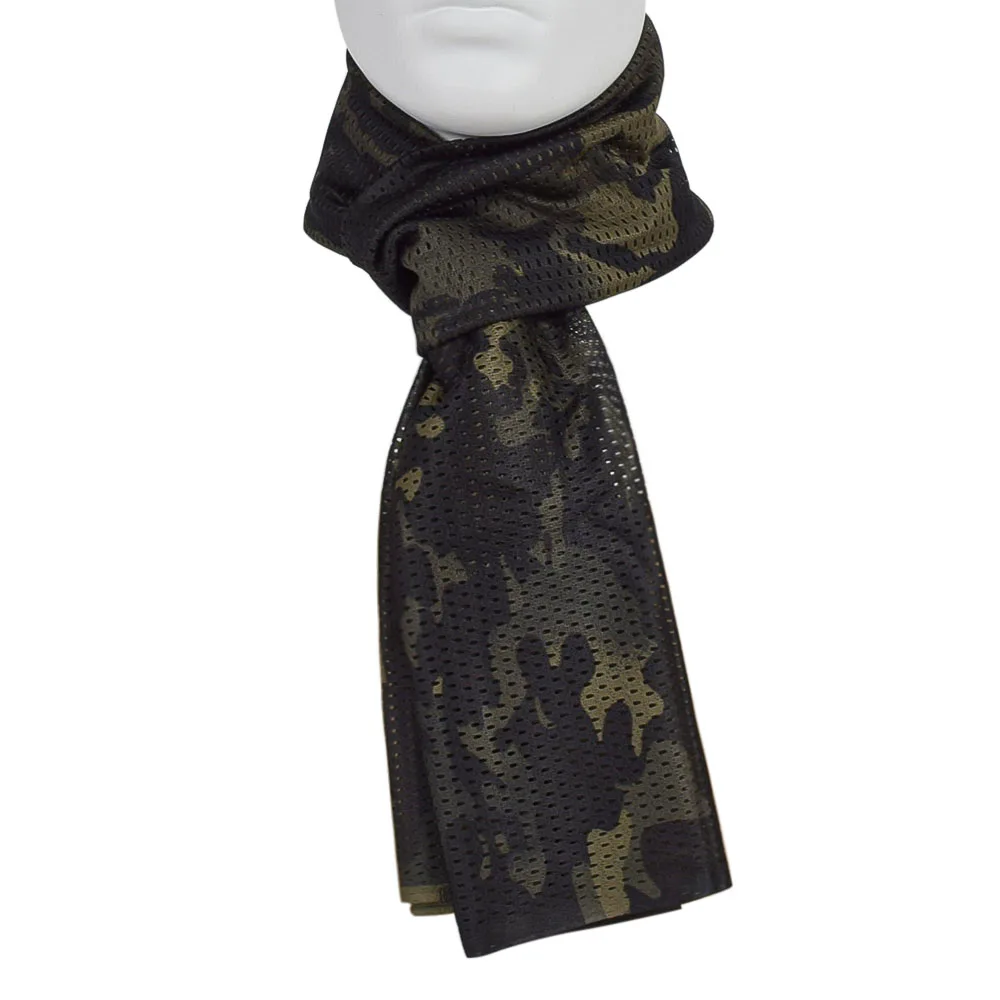 SINAIRSOFT-bufanda táctica de malla de camuflaje para hombre y mujer, bufanda para deportes Airsoft, caza, máscara facial CS, Sabage LY1401 - imagen 2