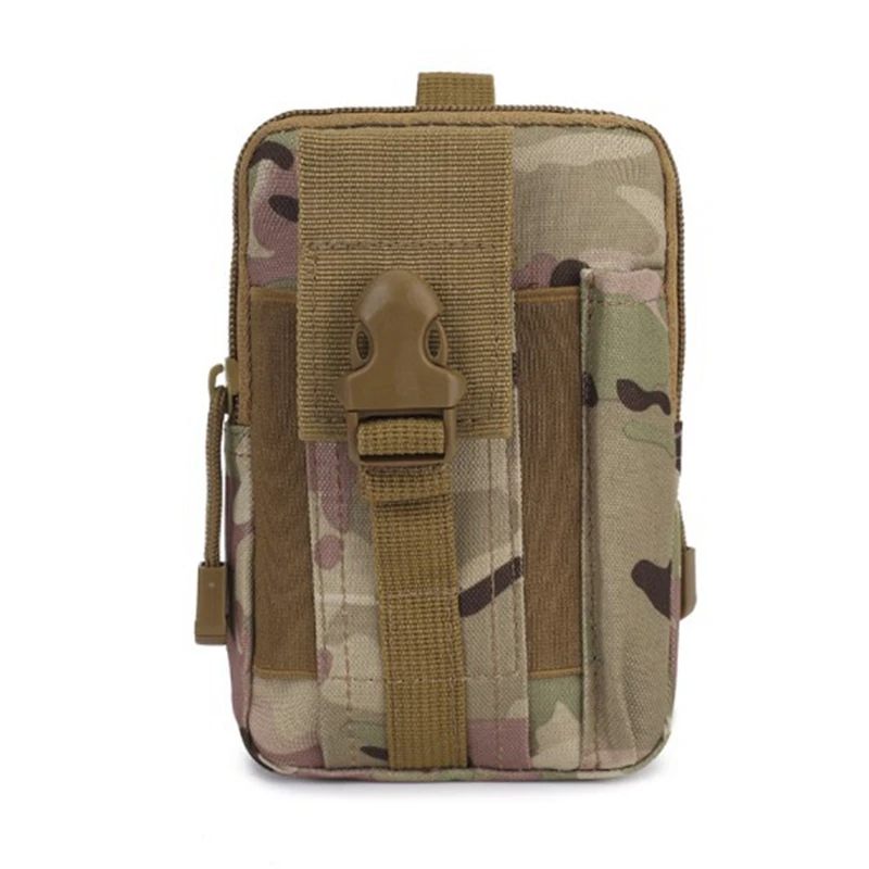 Bolsa táctica para acampar al aire libre, bolsa militar multifunción, Molle de caza, cinturón de cadera, BILLETERA, monedero, funda para teléfono - imagen 3